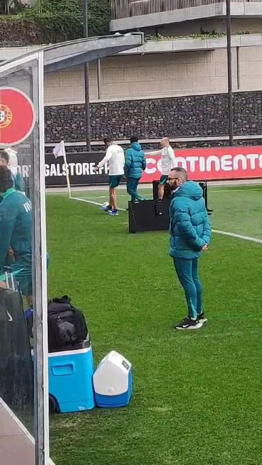 Treino da Seleção Nacional