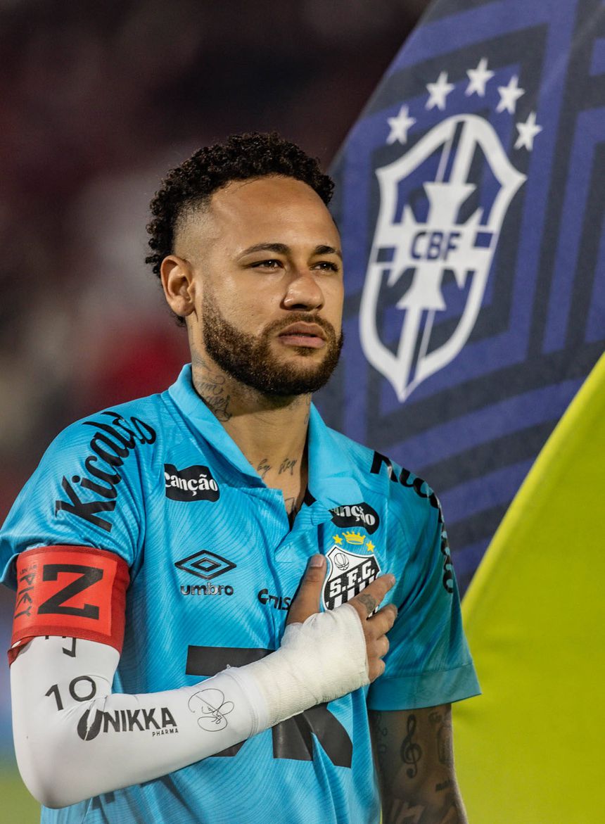 Neymar, jogador do Santos