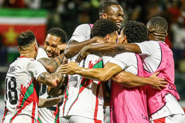 Festejos do Suriname - Foto:  Concacaf