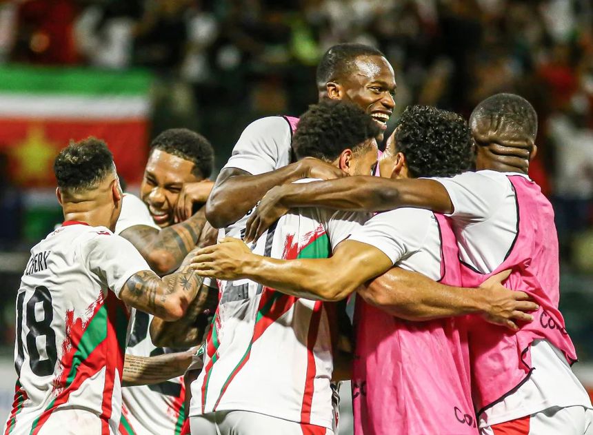 Festejos do Suriname - Foto:  Concacaf