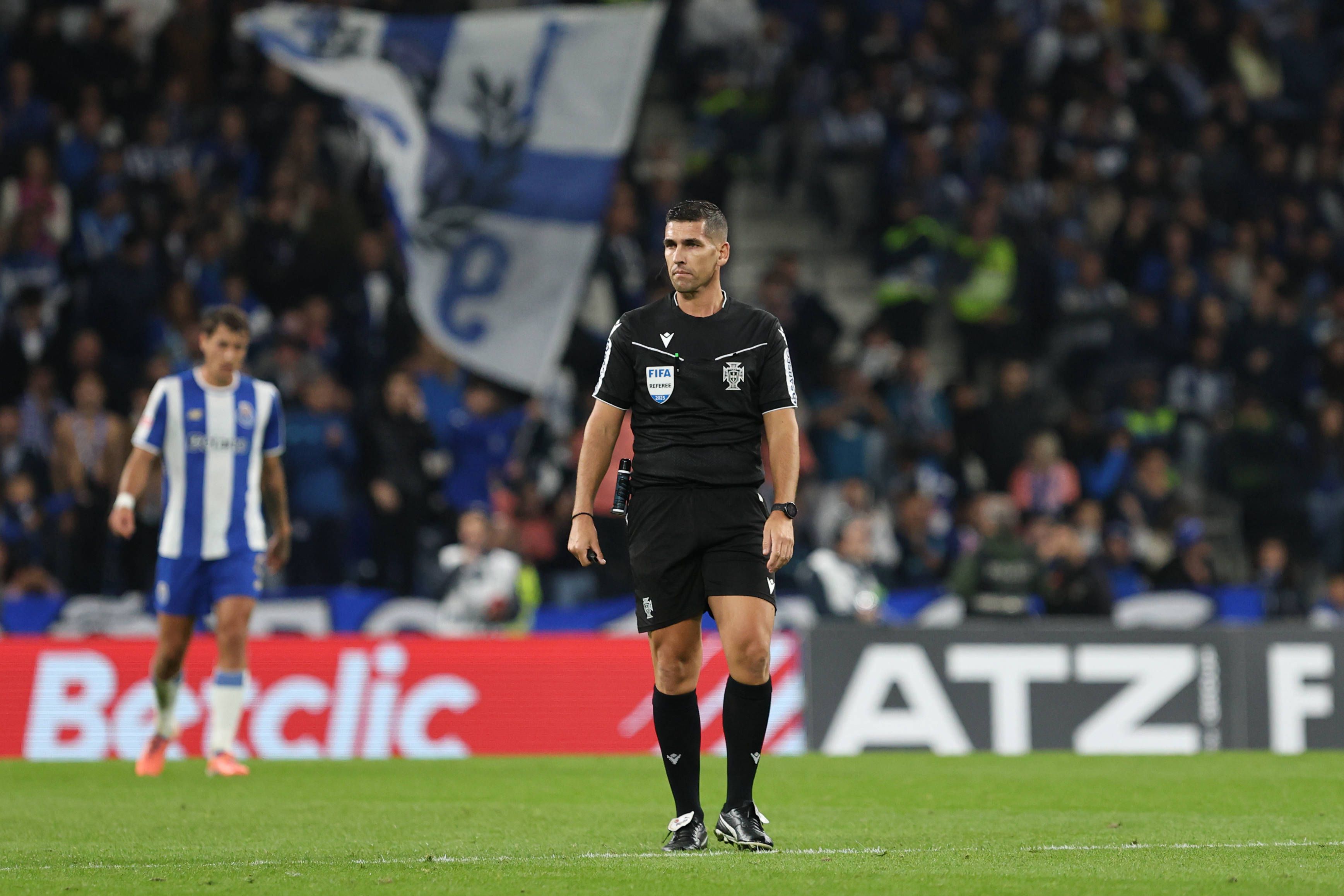 Fábio Veríssimo foi o árbitro do FC Porto-SC Braga, da 10.ª jornada da Liga Portugal