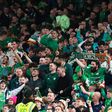 Adeptos da Irlanda foram à loucura com a expulsão de Cristiano Ronaldo