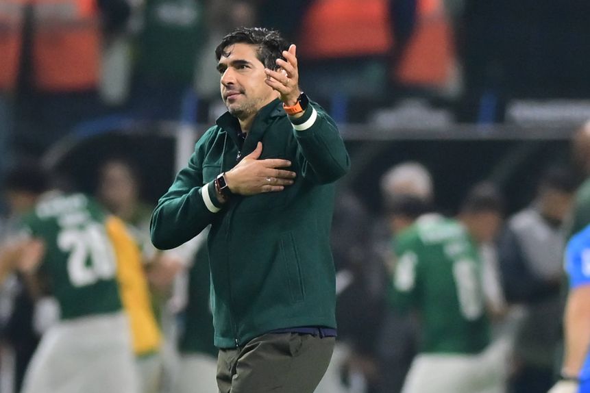 Palmeiras, de Abel Ferreira, joga com o Santos, jogo importante na luta pelo Brasileirão - Foto: Imago