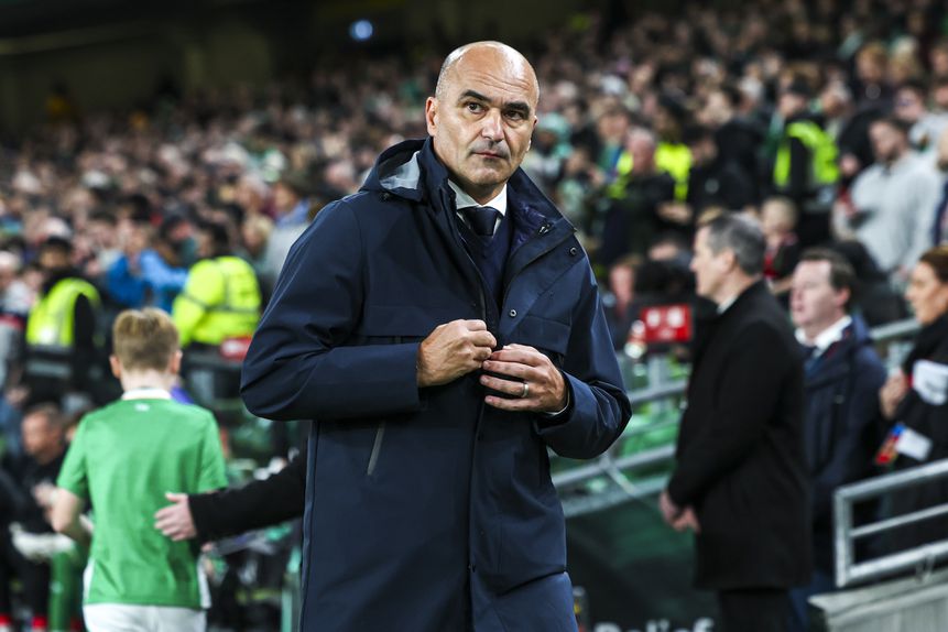 Roberto Martínez em Dublin - Foto: EPA/JOSÉ SENA GOULÃO