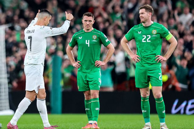 Cristiano Ronaldo foi expulso na Irlanda