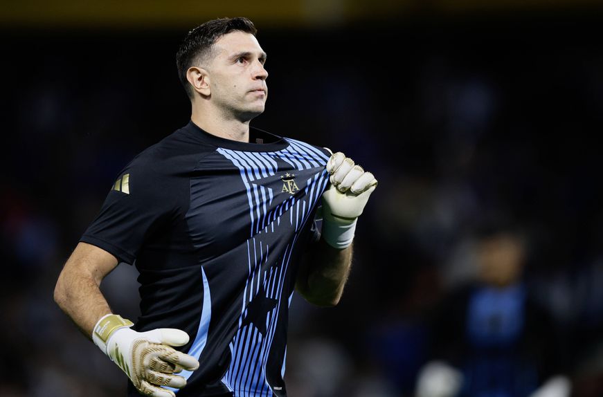 Dibu Martínez, guarda-redes da Argentina