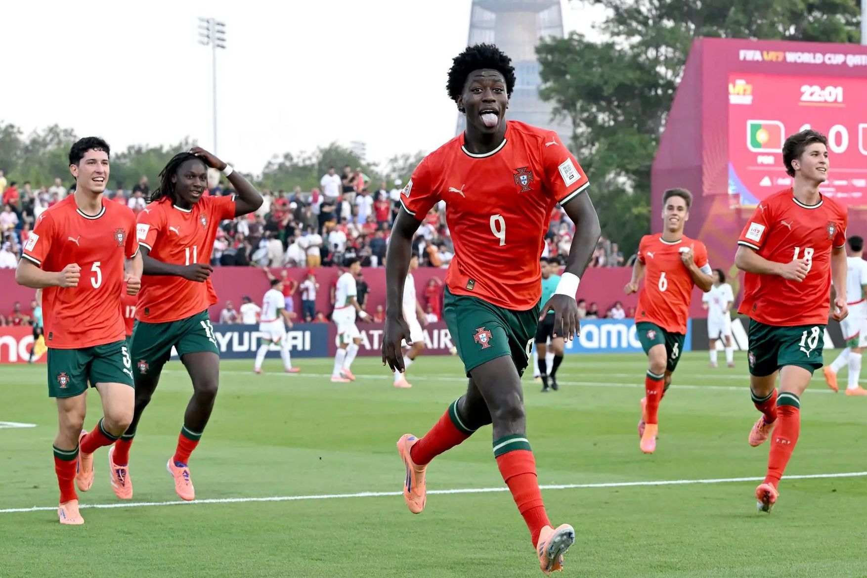 Portugal está nos oitavos de final do Mundial sub-17 - Foto: FIFA
