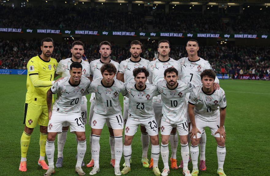 Equipa titular de Portugal na derrota na Irlanda (IMAGO)
