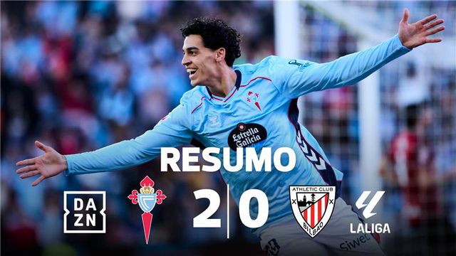 Atenção, Sporting: Ath. Bilbao derrotado pelo Celta de Vigo (resumo)