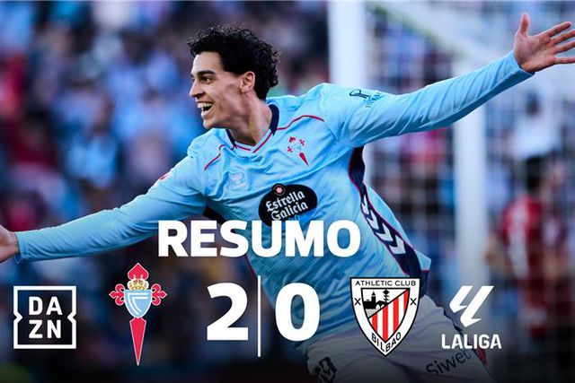 Atenção, Sporting: Ath. Bilbao derrotado pelo Celta de Vigo (resumo)