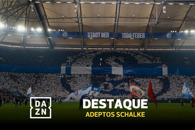 Isto é futebol: adeptos do Schalke adaptam a sua coreografia à do... adversário