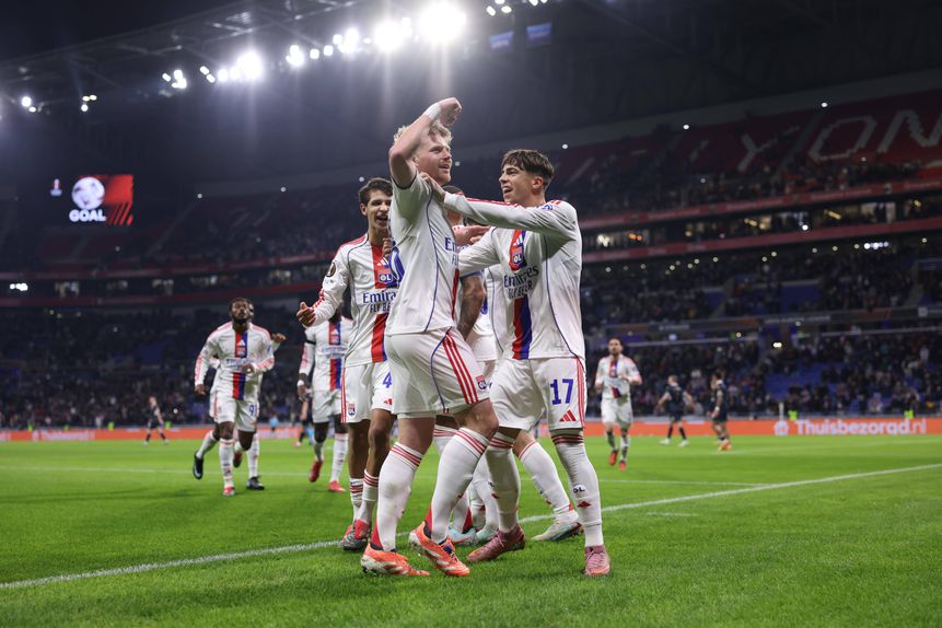 Afonso Moreira fez a assistência para o golo de Sulc no Lyon-Le Havre
