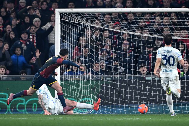 Vitinha marcou, mas a Génova perdeu com o Inter