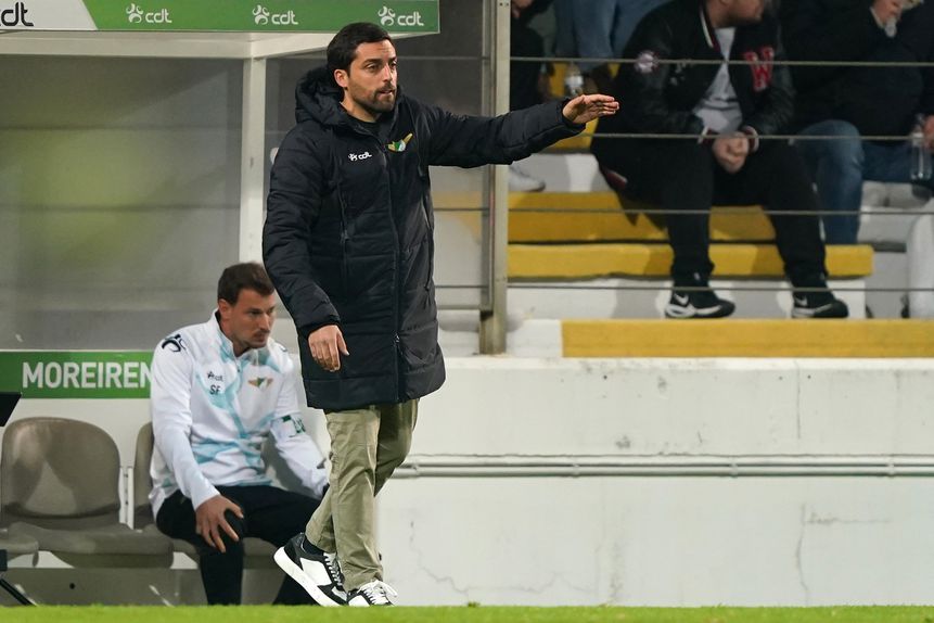 Vasco Botelho da Costa, treinador do Moreirense -  Foto: Hugo Delgado/LUSA
