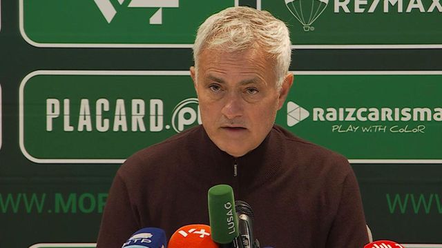 Mourinho admite boa fase do Benfica: «Temos de continuar»