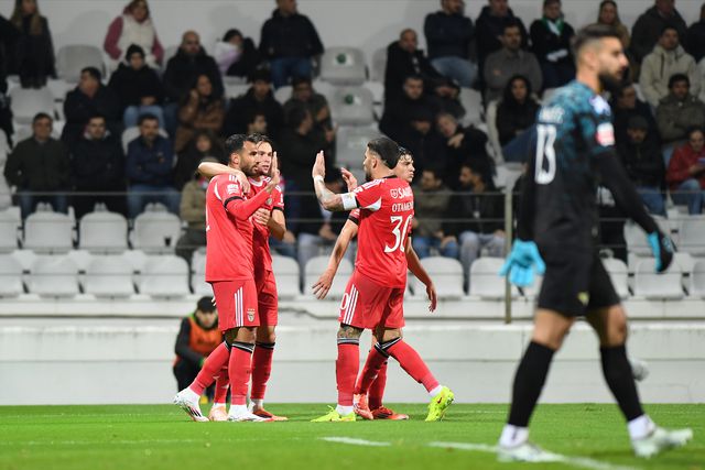 Festejos do Benfica depois do golo de Pavlidis - Foto: Rogério Ferreira / Kapta+