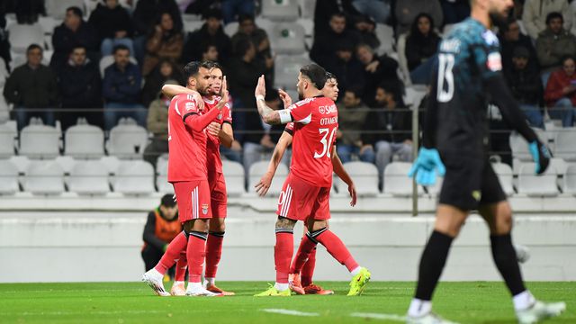 Festejos do Benfica depois do golo de Pavlidis - Foto: Rogério Ferreira / Kapta+