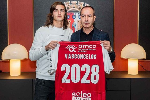 Mercado: SC Braga anuncia renovação de João Vasconcelos até 2028