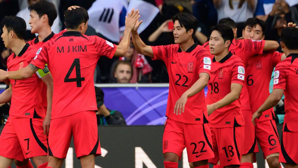 Taça Asiática: Coreia do Sul entra a vencer