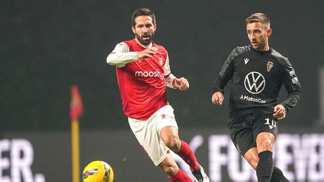 SC Braga-Lusitano Évora (HUGO DELGADO/LUSA)