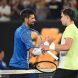 O que disse Djokovic a Jaime Faria junto à rede