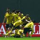 Jogadores do Fafe celebram efusivamente golo contra o SC Braga - Foto: Hugo Delgado/Lusa