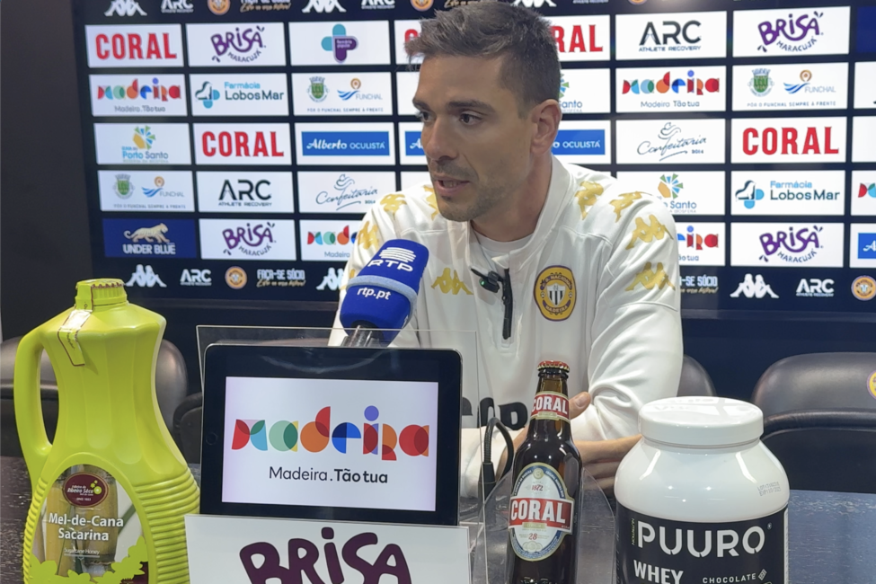 Tiago Margarido, treinador do Nacional. -Foto: CD NACIONAL