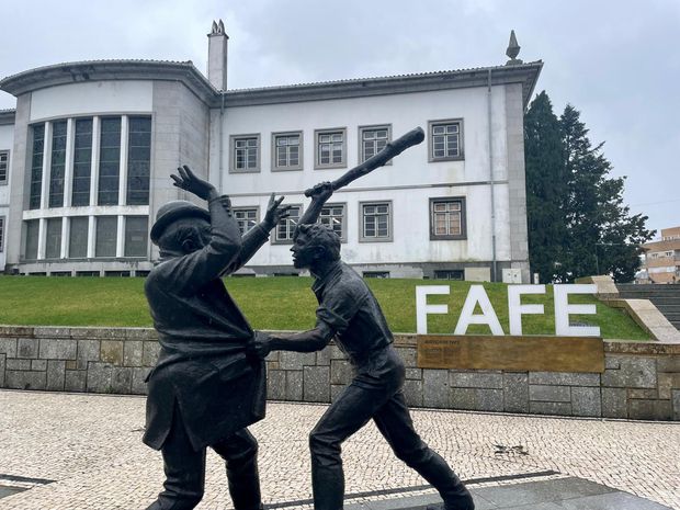 Monumento à Justiça de Fafe, na Praça da Justiça - Foto: A BOLA