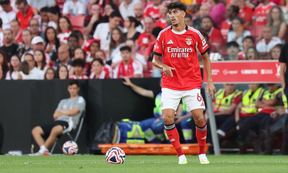 João Veloso, médio do Benfica - Foto SL Benfica