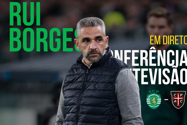Siga em direto a conferência de Rui Borges