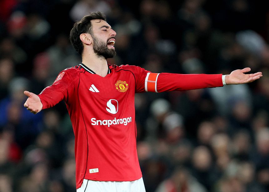 Bruno Fernandes, capitão do Manchester United