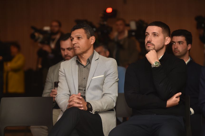 Derlei e André Sabino viram o desejo realizado: um Fafe-Torreense nas meias-finais da Taça de Portugal - Foto: Miguel Nunes