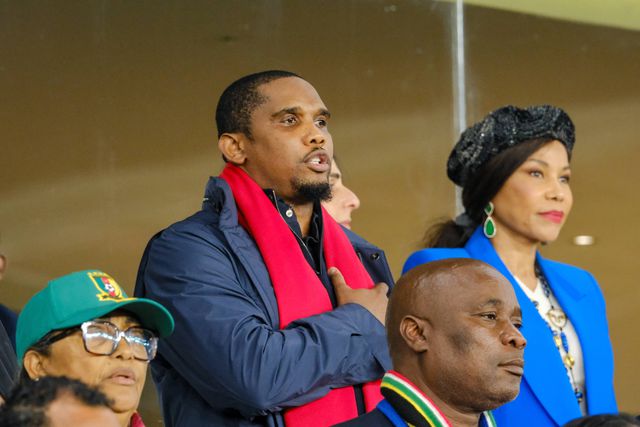 Samuel Eto'o, presidente da Federação Camaronesa de Futebol