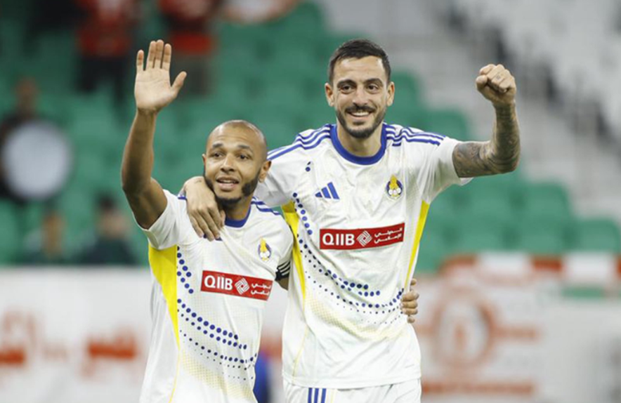 Joselu e Brahimi foram importantes na vitória de Pedro Martins - Foto: Al Gharafa