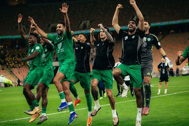 Al-Ahli ascendeu ao 2.º lugar da Liga Saudita após vitória ao cair do pano - Foto: X/Al-Ahli