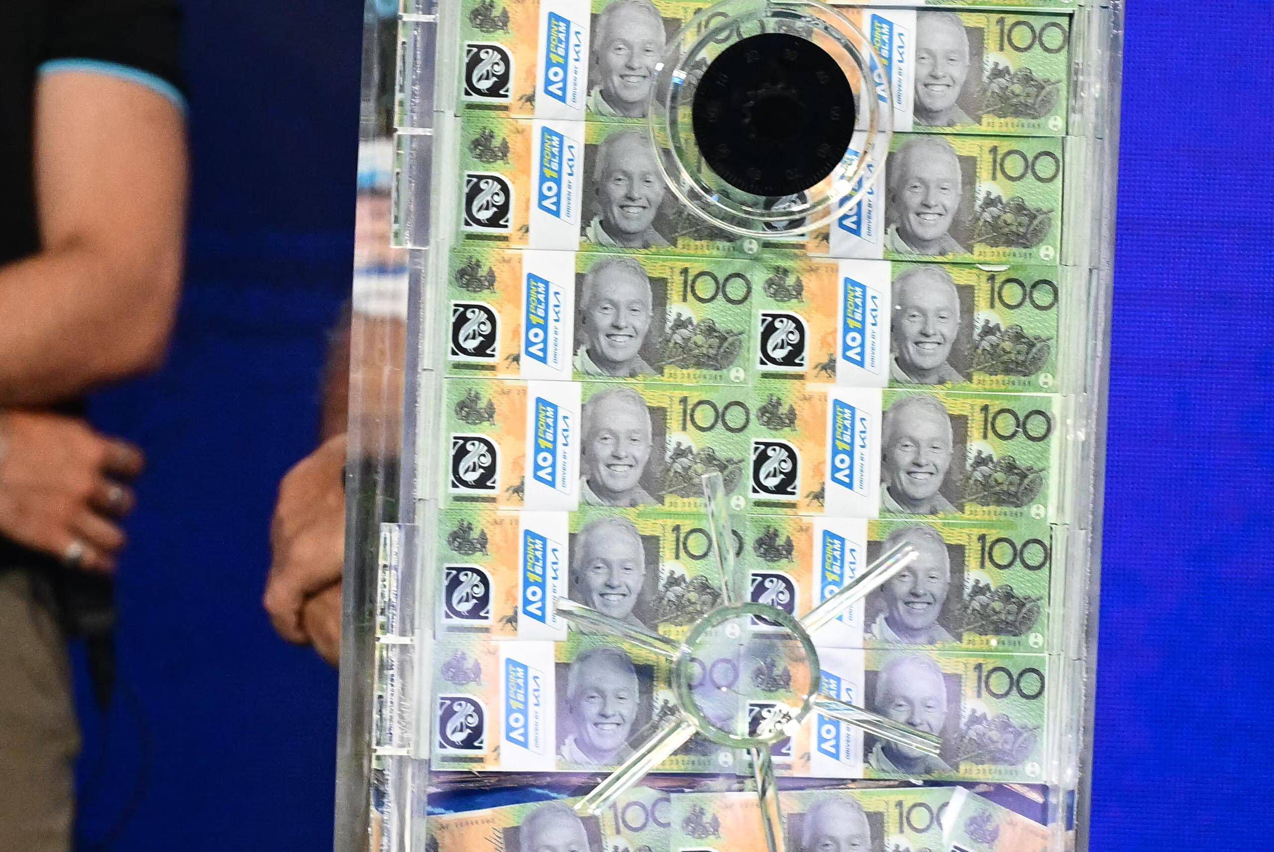 O prémio do ‘Million Dollar 1 Point Slam’ 