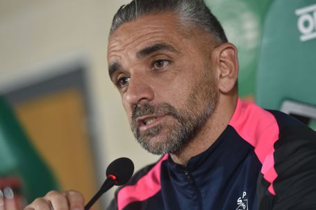 Rui Borges confiante numa nova boa resposta do Sporting, agora diante do Nacional (Foto Miguel Nunes)