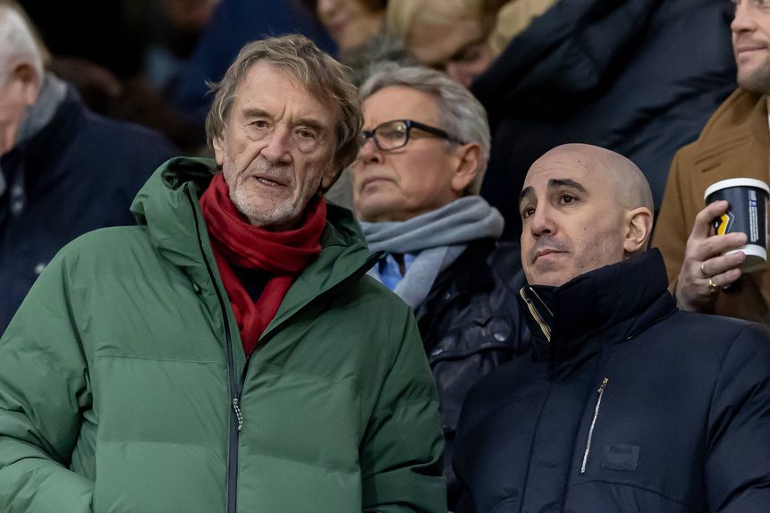 Jim Ratcliffe, coproprietário, e Omar Berrada, diretor-executivodo Man. United (IMAGO)
