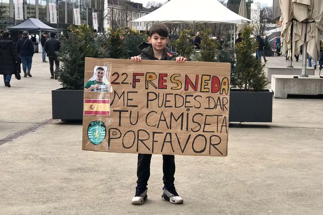 Sporting: jovem adepto eufórico com a recuperação de Fresneda