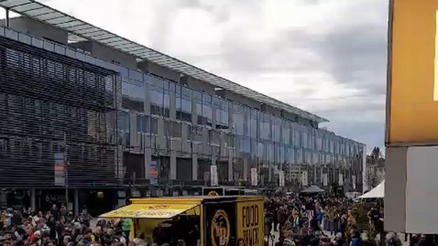 O ambiente antes do Young Boys-Sporting