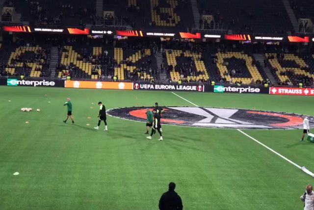 Sporting entra para aquecimento