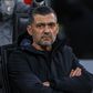 Sérgio Conceição no banco de suplentes do Milan, em San Siro