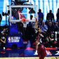 Keshad Johnson no concurso de afundanços do All-Star Weekend da NBA