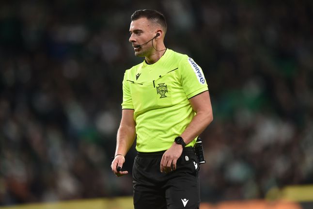 David Rafael Silva, árbitro do Sporting-Famalicão (foto: Miguel Nunes)