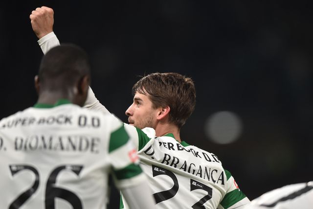 Daniel Bragança celebra golo aos 82' - Foto: MIGUEL NUNES