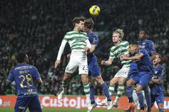 Trincão assistiu o golo de cabeça de Daniel Bragança (foto: MIGUEL A. LOPES/Lusa)