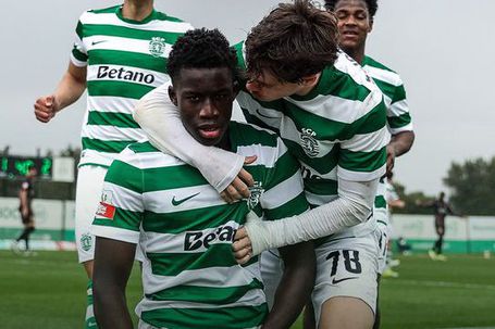 Salvador Blopa entrou ao intervalo e marcou um grande golo. Foto: SCP