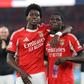 Anísio Cabral e Banjaqui, ponta de lança e lateral-esquerdo do Benfica (foto: Imago)