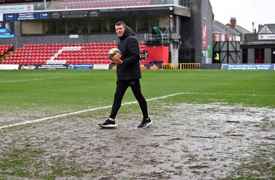Relvado do Blundell Park (Estádio do Grimbsy Town)
Fotografia:IMAGO