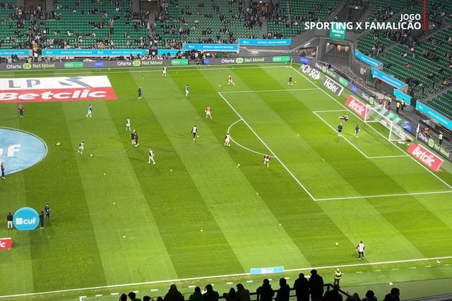 O aquecimento do Sporting